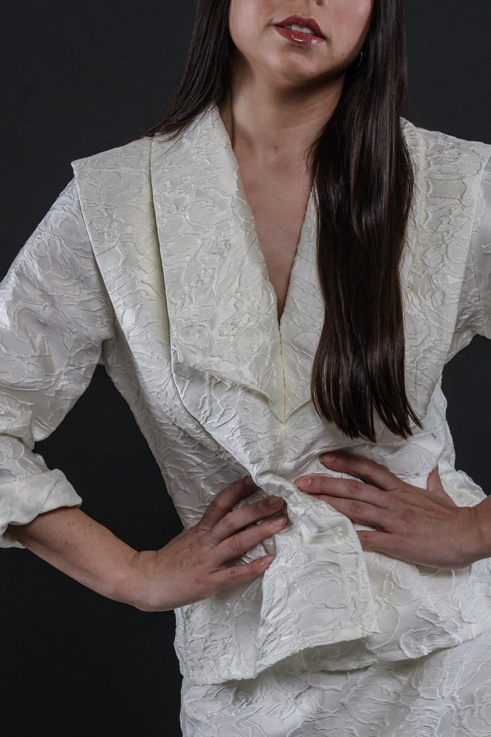 Blazer blanca estructurada - Imagen 4