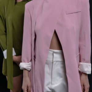 blazer abierta de mujer elegante