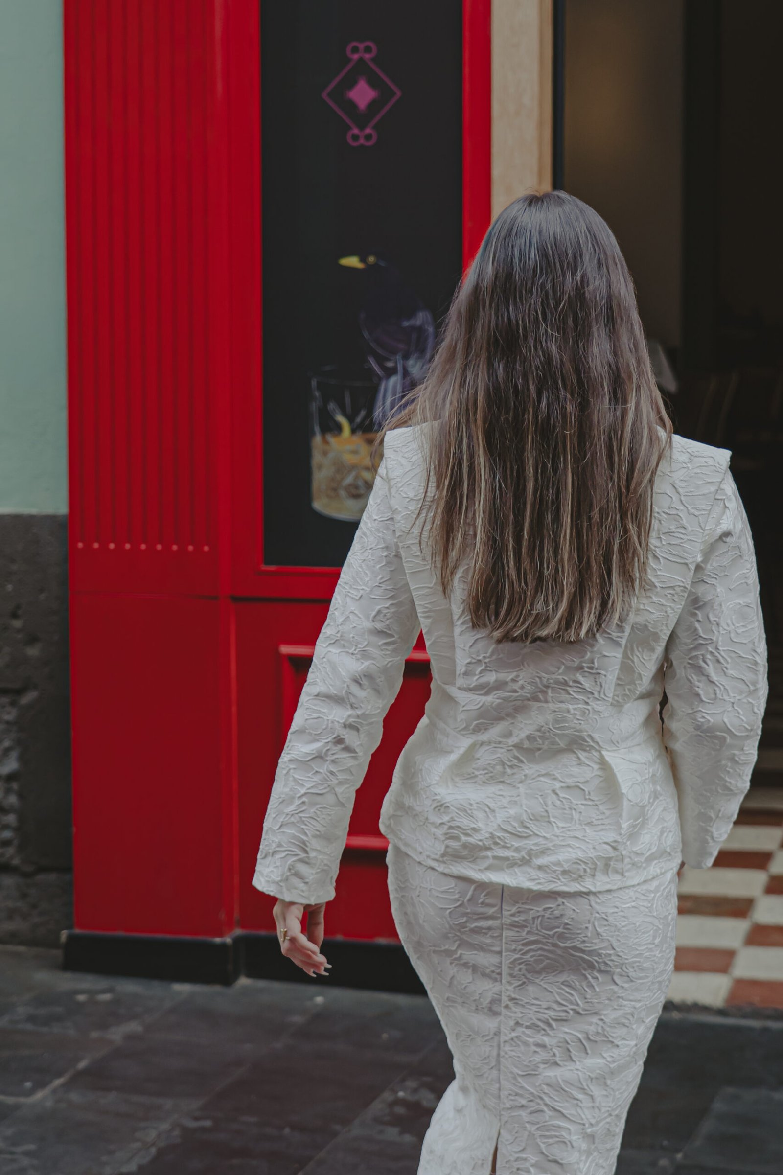 Blazer blanca estructurada - Imagen 3